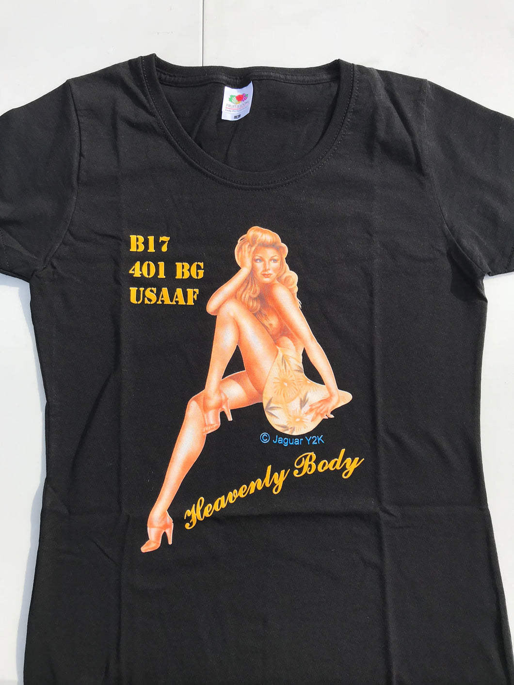 Lady Fit Heavenly Body Short Sleeve Nose Art T-Shirt