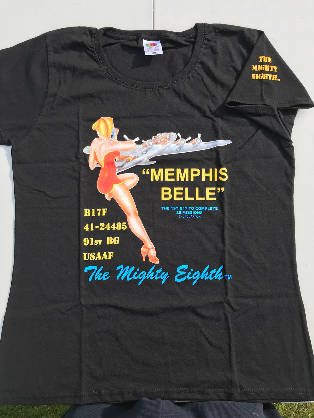 Lady Fit Memphis Belle Short Sleeve Nose Art T-Shirt