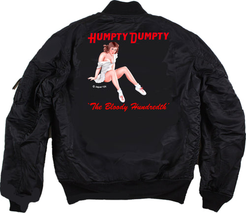Humpty Dumpty MA1 Bomber Jacket 'Bloody Hundredth'